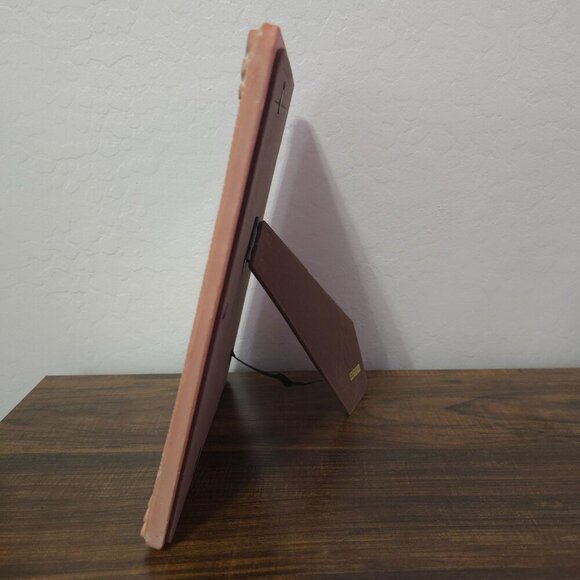 Vintage Terragrafics Coral Ceramic Picture Frame 1986 Handcrafted 8"x10" Floral - Picture 3 of 10